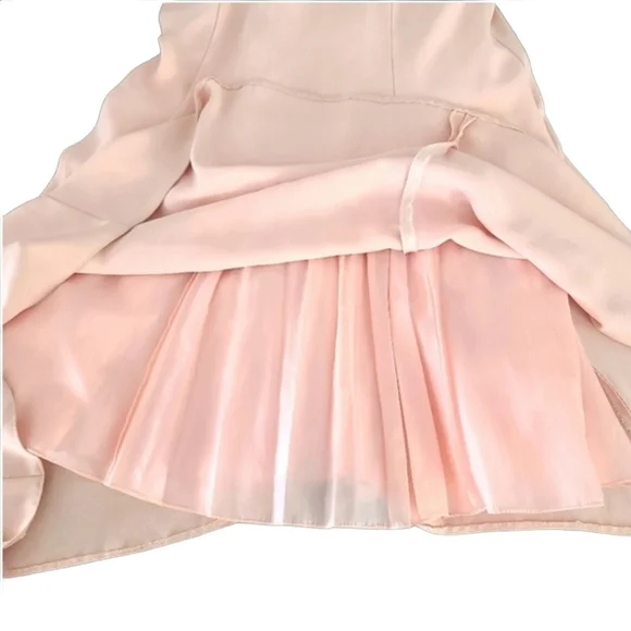 JILL STUART Academy Pink Strapless Floor Length Gown 12 Wedding Formal Dress - Picture 15 of 16